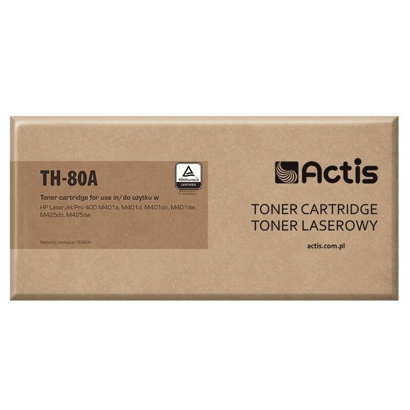 Actis TH-80A Toner (replacement for HP 80A CF280A; Standard; 2700 pages; black) (EXPACSTHP0033)