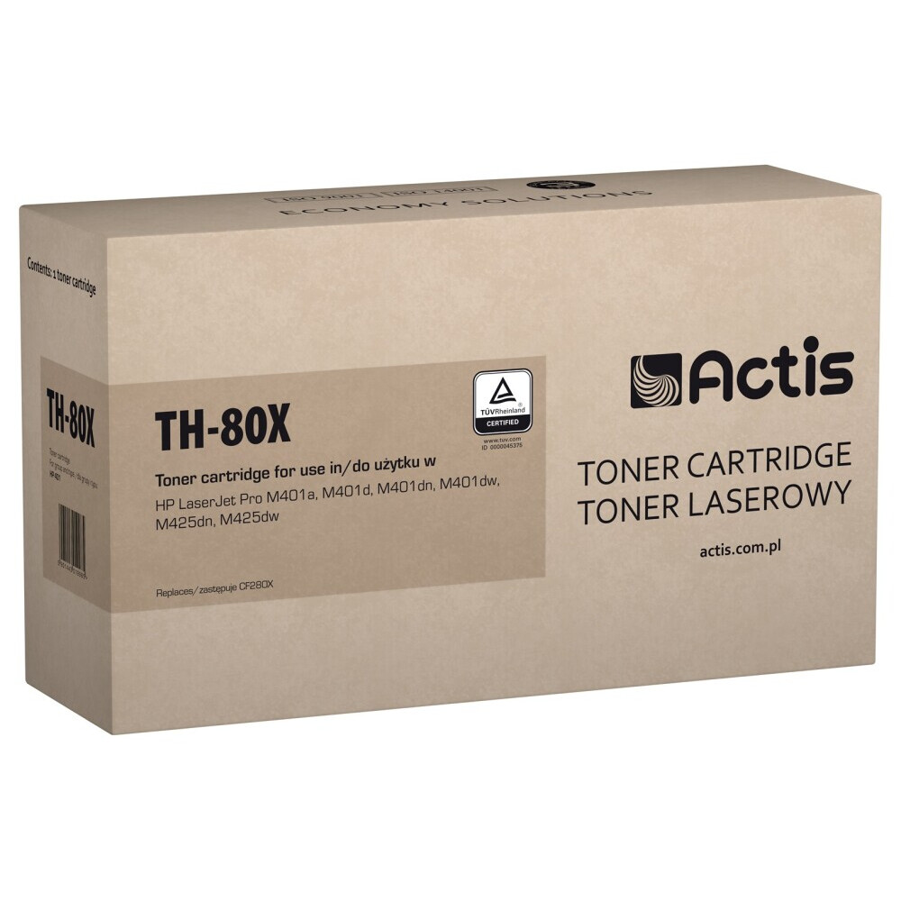 Actis TH-80X toner (replacement for HP 80X CF280X; Standard; 6900 pages; black) (EXPACSTHP0049)