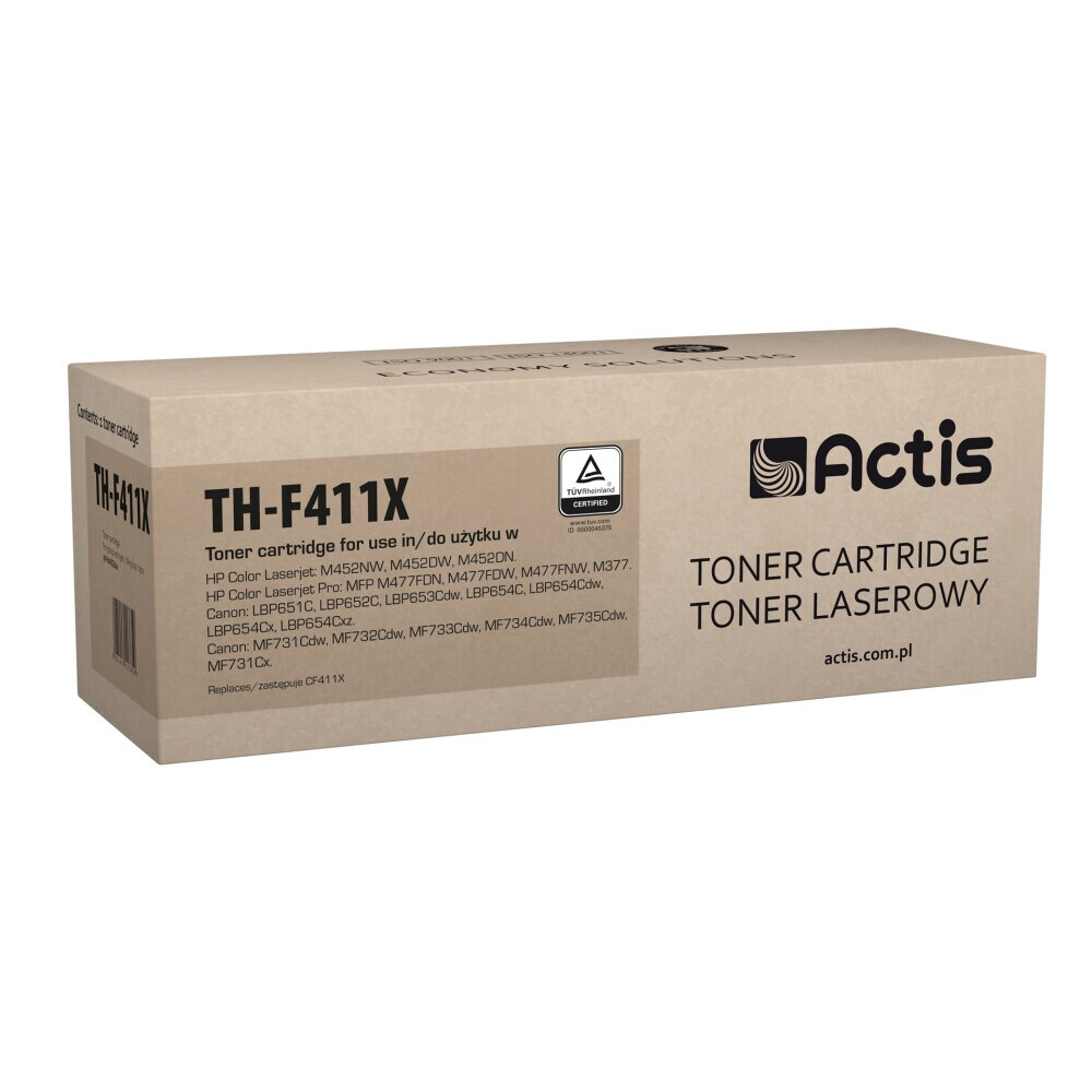 Actis TH-F411X toner (replacement for HP 410X CF411X; Standard; 5000 pages; cyan) (EXPACSTHP0126)