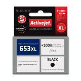 Activejet AH-653BRX ink (replacement for HP 653XL 3YM75AE; Premium; 720 pages; black) (EXPACJAHP0334)