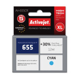 Activejet AH-655CR ink (replacement for HP 655 CZ110AE; Premium; 12 ml; cyan) (EXPACJAHP0215)