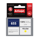 Activejet AH-655YR ink (replacement for HP 655 CZ112AE; Premium; 12 ml; yellow) (EXPACJAHP0217)