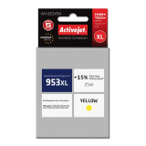 Activejet AH-953YRX ink (replacement for HP 953XL F6U18AE; Premium; 25 ml; yellow) (EXPACJAHP0268)