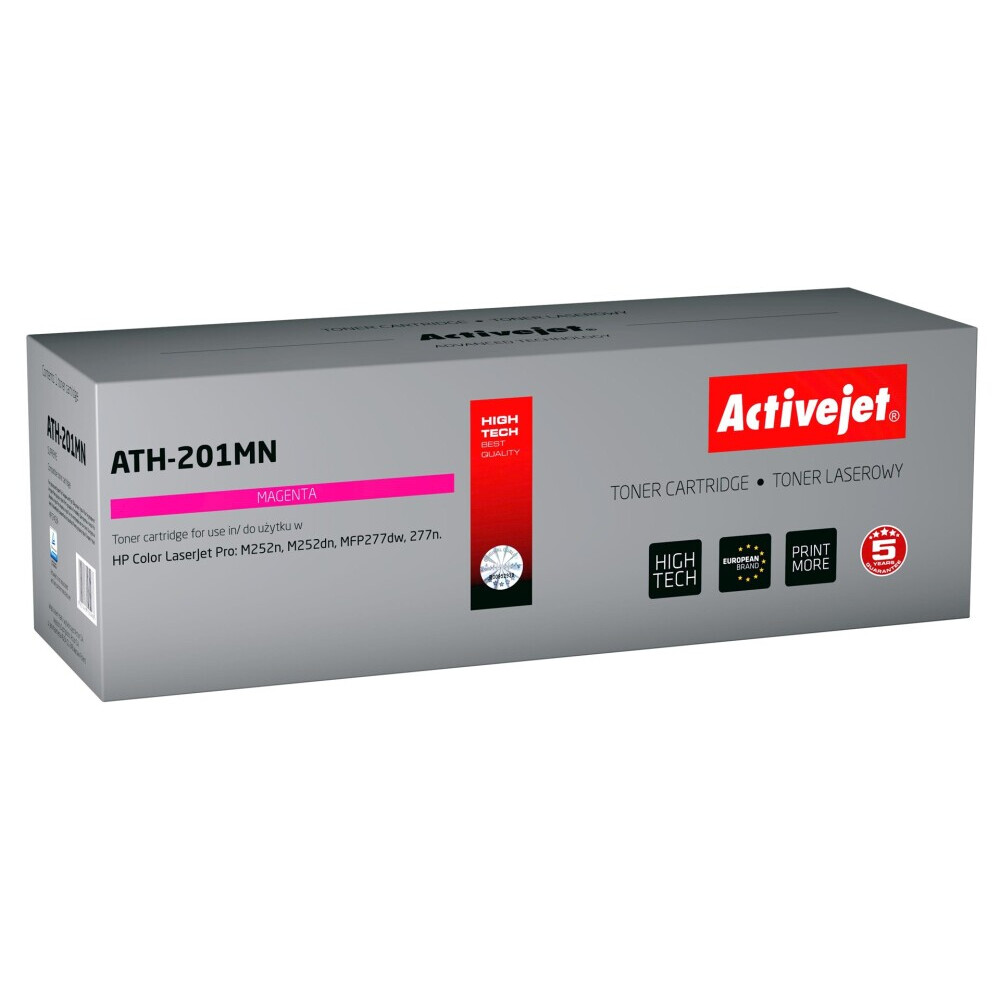 Activejet ATH-201MN toner (replacement for HP 201A CF403A; Supreme; 1,400 pages; magenta) (EXPACJTHP0274)