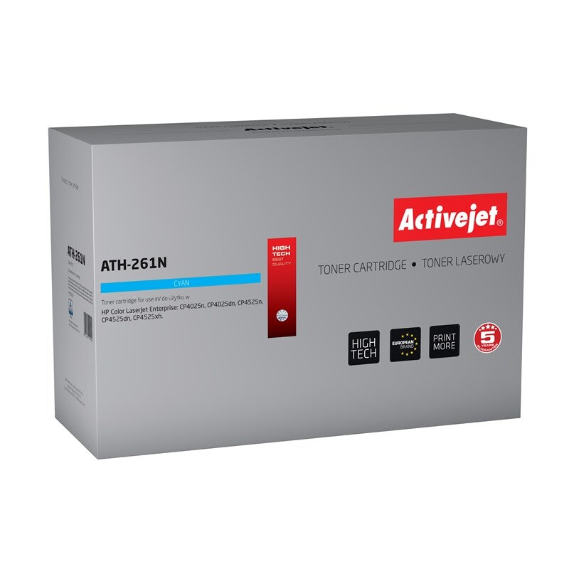 Activejet ATH-261N (replacement for HP CE261A; Supreme; 11000 pages; cyan) (ATH-261N)