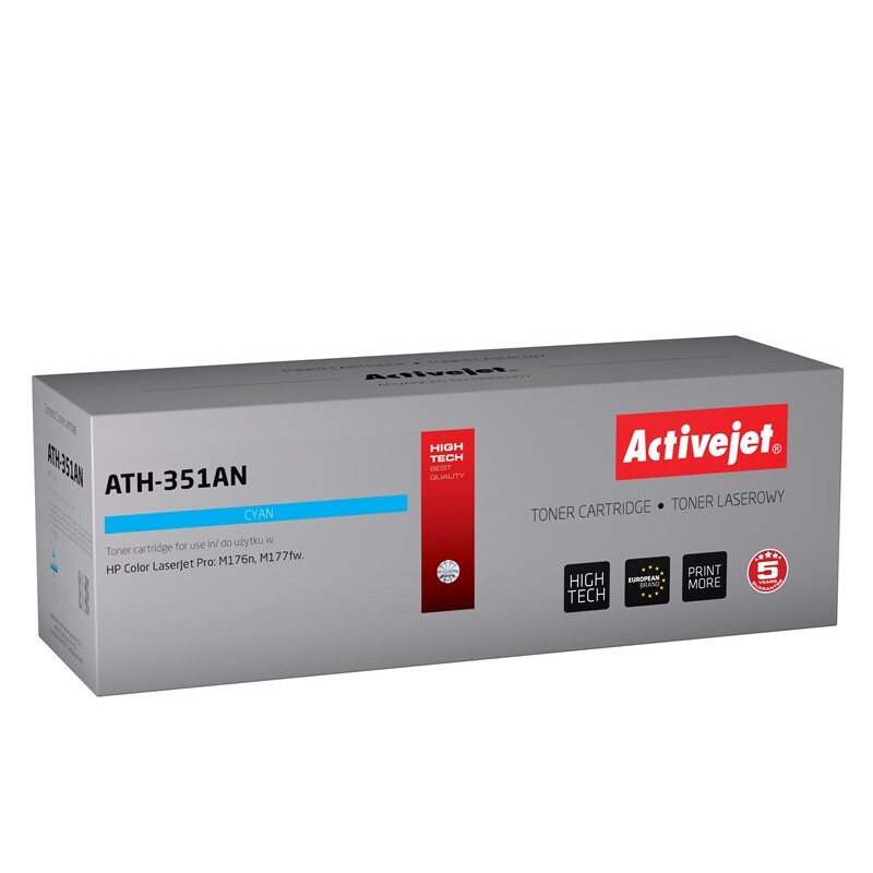 Activejet ATH-351AN Toner (replacement for HP 205A CF351A; Supreme; 1100 pages; cyan) (EXPACJTHP0197)