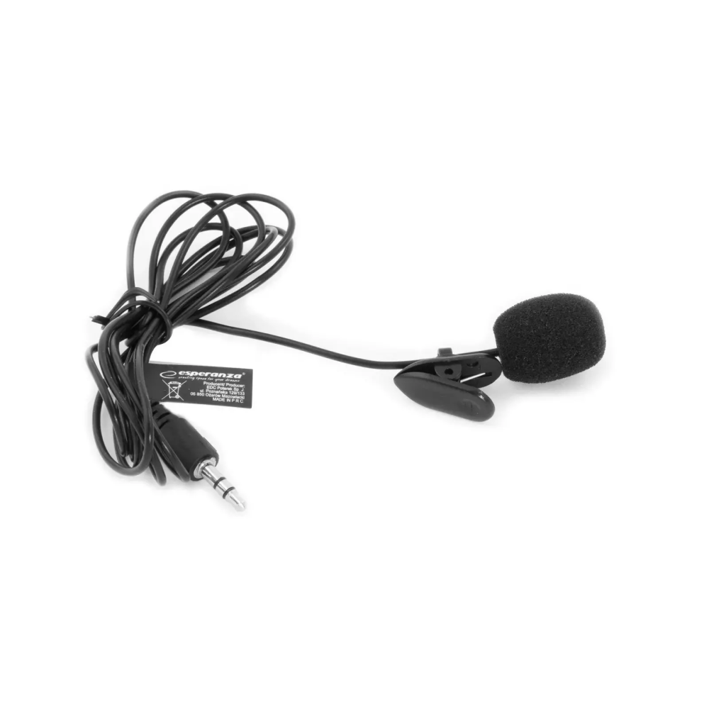 Mikrofons Esperanza EH178 Microphone with clip (EH178)