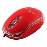 Pele Esperanza TM102R Titanium Wired mouse red (TM102R)