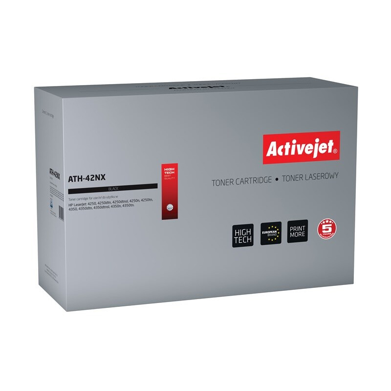 Activejet ATH-42NX Toner (replacement for HP 42X Q5942X; Supreme; 20000 pages; black) (EXPACJTHP0204)