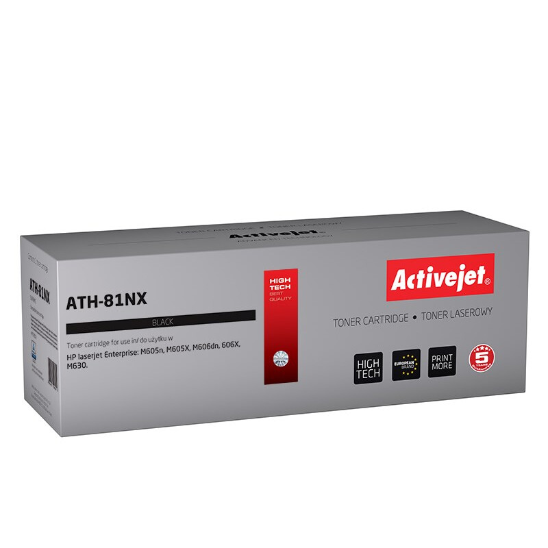 Activejet ATH-81NX toner (replacement for HP 81X CF281X; Supreme; 25000 pages; black) (EXPACJTHP0368)