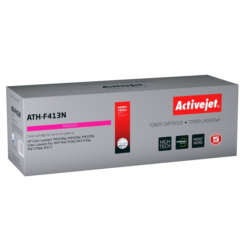 Activejet ATH-F413N toner (replacement for HP 410A CF413A; Supreme; 2300 pages; magenta) (EXPACJTHP0363)