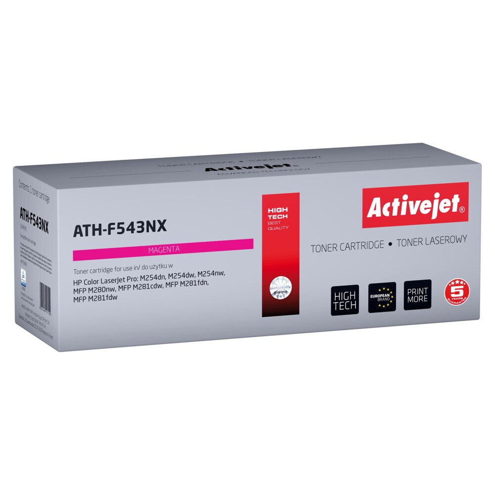 Activejet ATH-F543NX Toner (replacement for HP 540 CF543X; Supreme; 2500 pages; magenta) (EXPACJTHP0427)