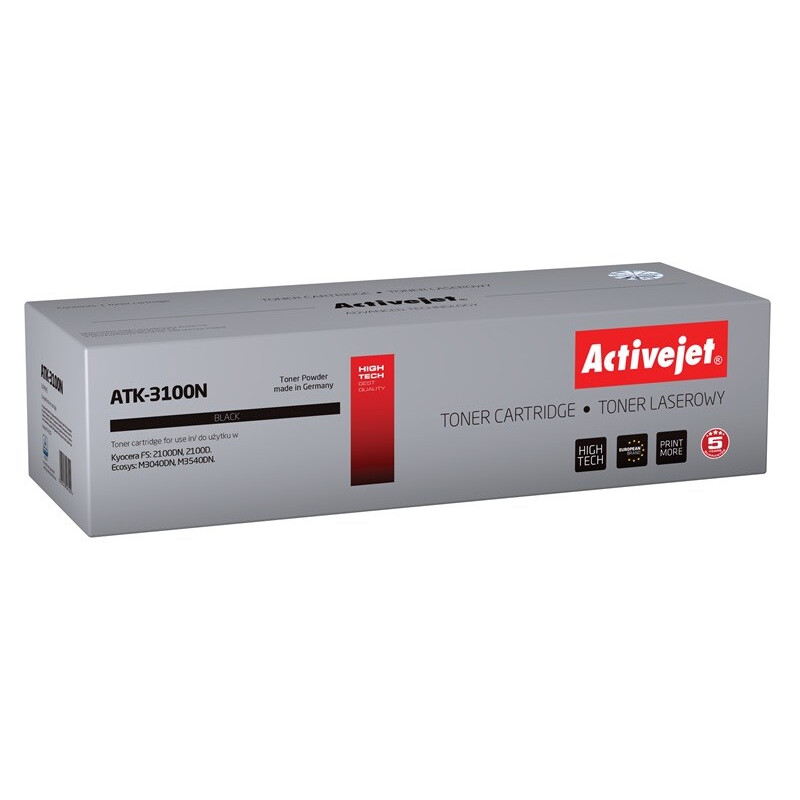 Activejet ATK-3100N toner (replacement for Kyocera TK-3100; Supreme; 12500 pages; black) (EXPACJTKY0044)