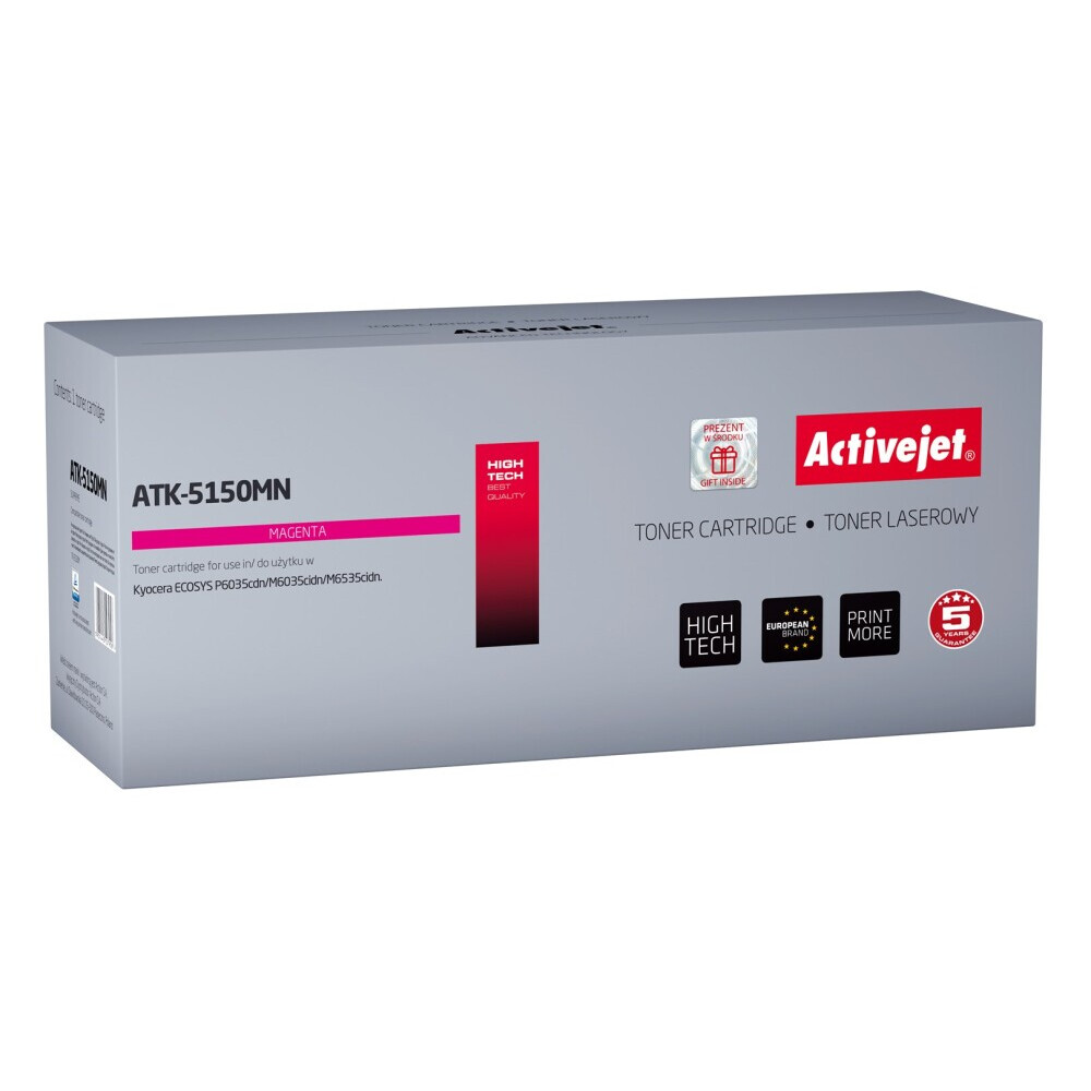 Activejet ATK-5150MN Toner Cartridge (replacement for Kyocera TK-5150M; Supreme; 10000 pages; magenta) (EXPACJTKY0084)