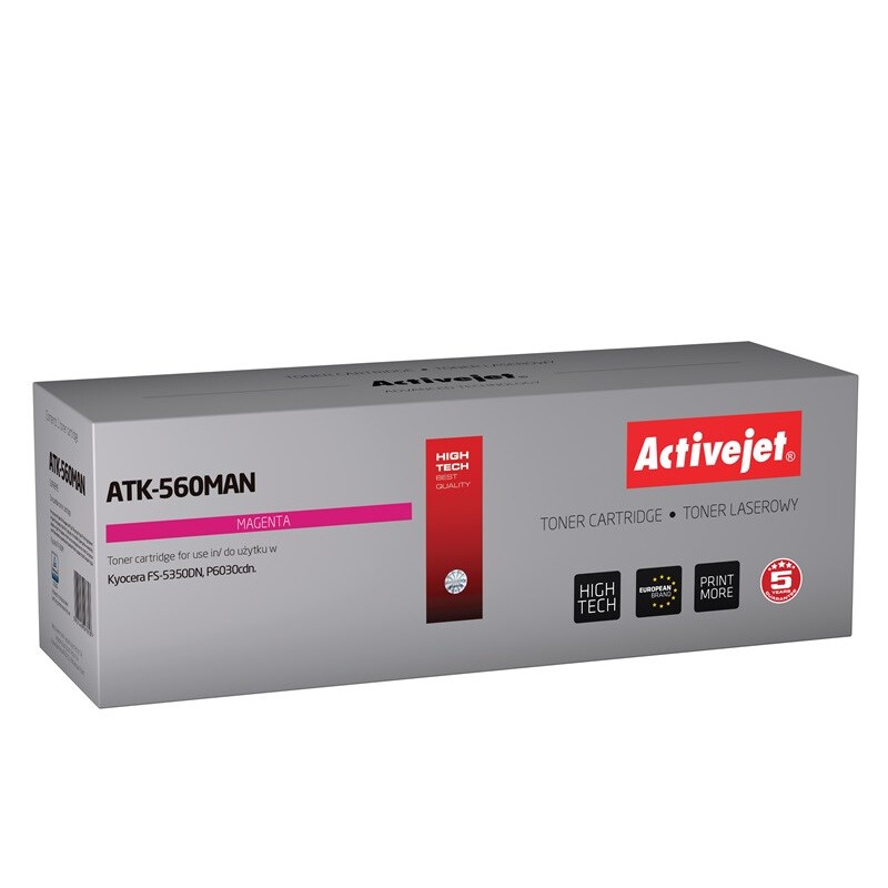 Activejet ATK-560MAN Toner (replacement for Kyocera TK-560M; Premium; 10000 pages; magenta) (EXPACJTKY0050)