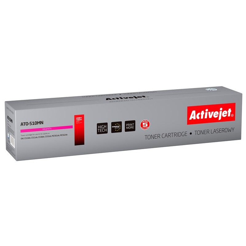 Activejet ATO-510MN toner (replacement for OKI 44469722; Supreme; 5000 pages; magenta) (EXPACJTOK0049)