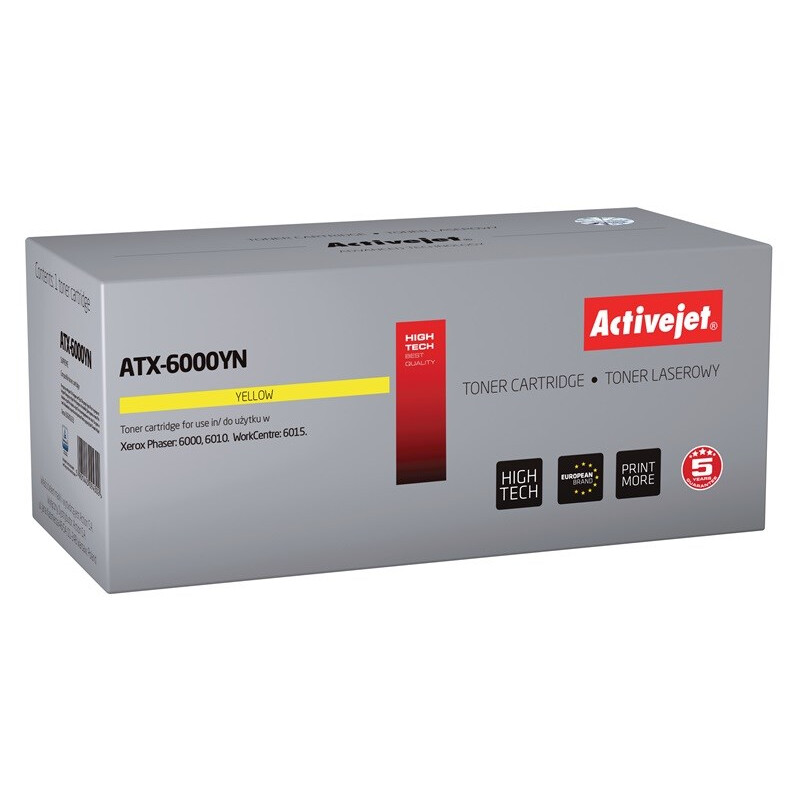 Activejet ATX-6000YN Toner (replacement for Xerox 106R01633; Supreme; 1000 pages; yellow) (EXPACJTXE0013)