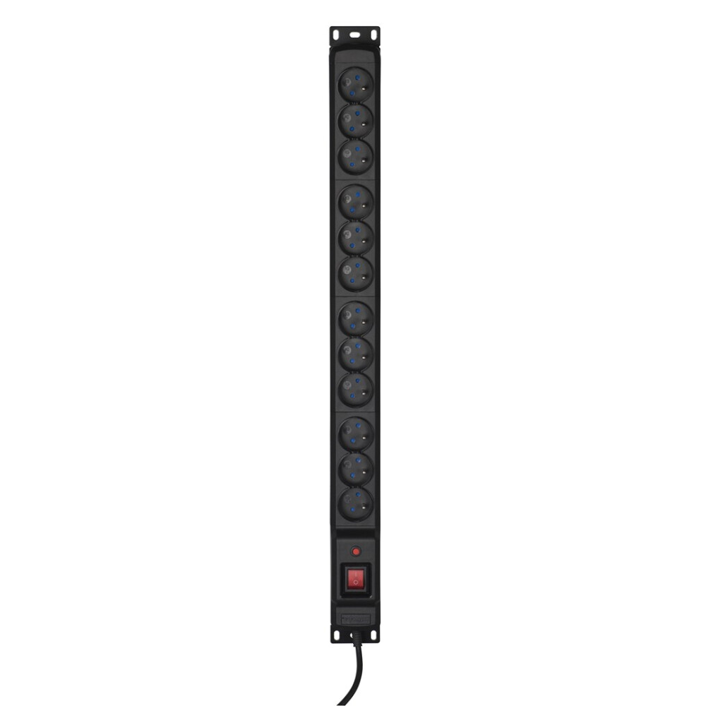 Activejet COMBO 12 socket power strip 5m black (LIPACJLIS0010)