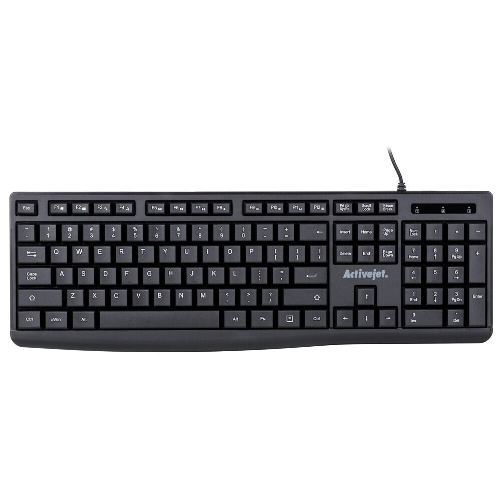 Tastatūra Activejet K-3803S Black (K-3803S)