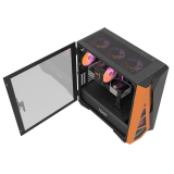 Datoru korpuss Computer case Darkflash DLZ31 Mesh Black (DLZ31 Mesh Black)