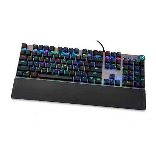 Tastatūra Aurora K-4 USB QWERTY Black (PERIBOKLA0071)