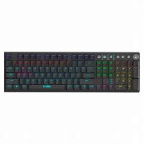 Tastatūra AURORA K-Universal RF Wireless + Bluetooth QWERTY English Black (PERIBOKLA0075)