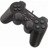 Kontrolleris EG106 PC,Playstation 2,Playstation 3 Analogue / Digital USB 2.0 Black (PERESPAKC0003)