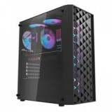 Datoru korpuss Computer case Darkflash DK351 + 4 fans black (DK351 Black)