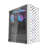 Datoru korpuss Computer case Darkflash DK351+ 4 fans white (DK351 White)