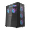 Datoru korpuss Computer case Darkflash DK352 MESH + 4 aRGB fans black (DK352 Mesh Black)