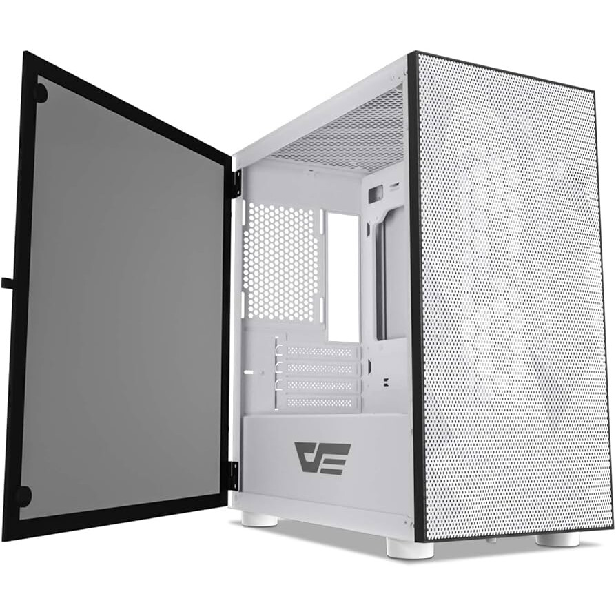 Datoru korpuss Computer case Darkflash DLM21 Mesh white (DLM21 Mesh white)