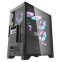 Datoru korpuss Computer case Darkflash DRX70 MESH + 4 RGB fans black (DRX70 MESH BLACK) - foto 2