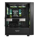 Datoru korpuss Darkflash DK360 Computer case + 4 ARGB fans black (DK360 BLACK)