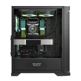 Datoru korpuss Darkflash DK361 computer case + 4 fans black (DK361 black + 4 fans)