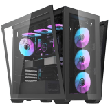 Datoru korpuss Darkflash DLX4000 Computer Case glass black (DLX4000 Glass Black)