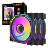 Dzesētājs Darkflash INF24 3in1 ARGB Computer fan set black (INF24 3IN1 (PWM) Black)