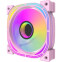 Dzesētājs Darkflash INF24 5in1 ARGB Computer fan set pink (INF24 5IN1 Pink)