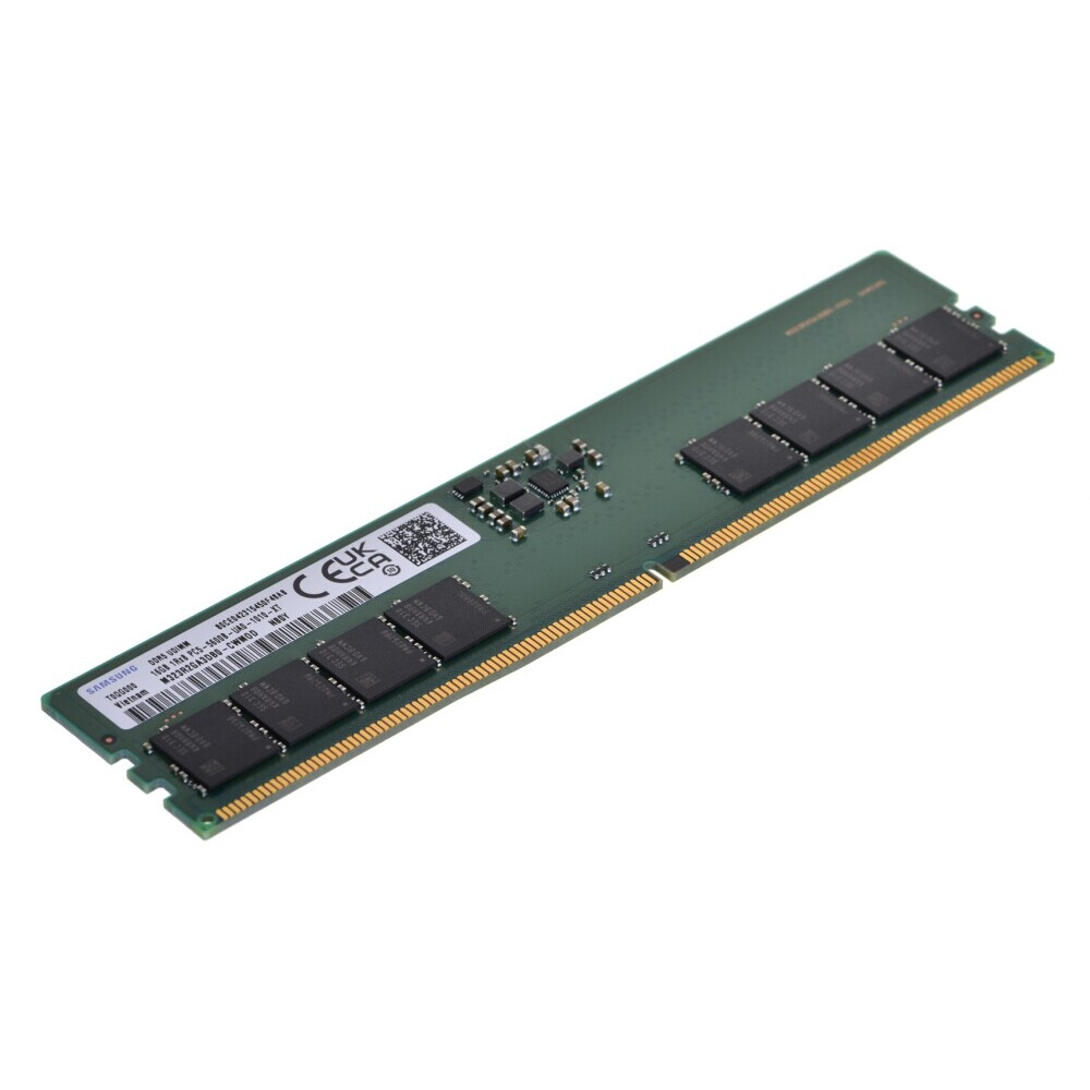 Operatīvā atmiņa Samsung PC5-44800 16GB DDR5 5600MHz CL46 (PAMSA4DR50005) - M323R2GA3DB0-CWM