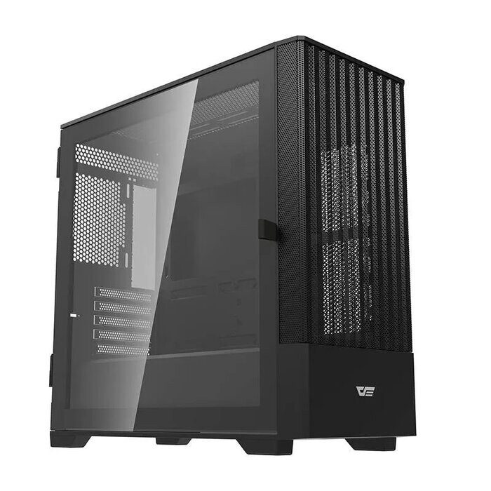 Datoru korpuss Darkflash DK415 computer case + 2 fans black (DK415 Black + 2 fans)