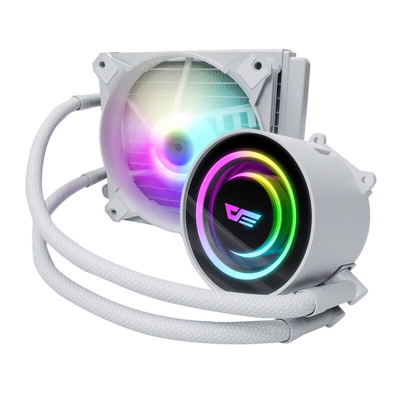 Dzesētājs PC water cooling Darkflash DX120 V2.6 white (DX120 V2.6 WHITE0