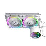 Dzesētājs PC Water Cooling AiO Darkflash TR240 RGB white (TR240 White)