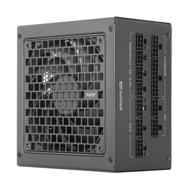 Barošanas bloks Darkflash UPT750 PC power supply black (UPT750 black)