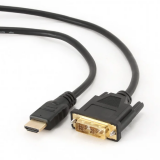 Kabelis GEMBIRD CC-HDMI-DVI-10 HDMI - DVI (CC-HDMI-DVI-10)