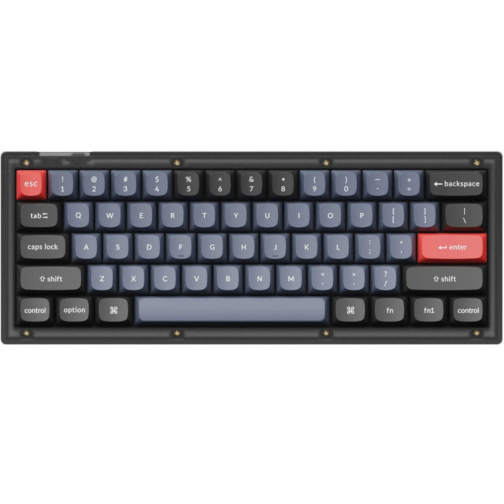 Keychron V4, Keychron K Pro Blue Switch, Frosted Black (V4-A2)