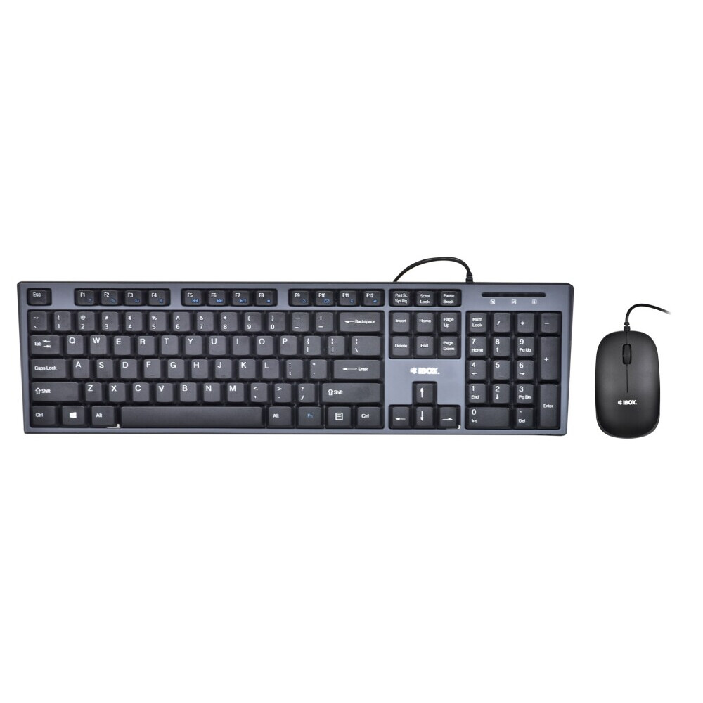 Tastatūra + pele iBox IKMS606 ENG Black (IKMS606)