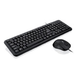 Tastatūra + pele iBox OFFICE KIT II Black (PERIBOKLM0010)