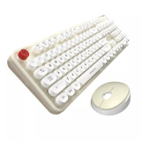 Tastatūra + pele MOFII Wireless set Sweet 2.4G White-Beige (SMK-623387AG WB)