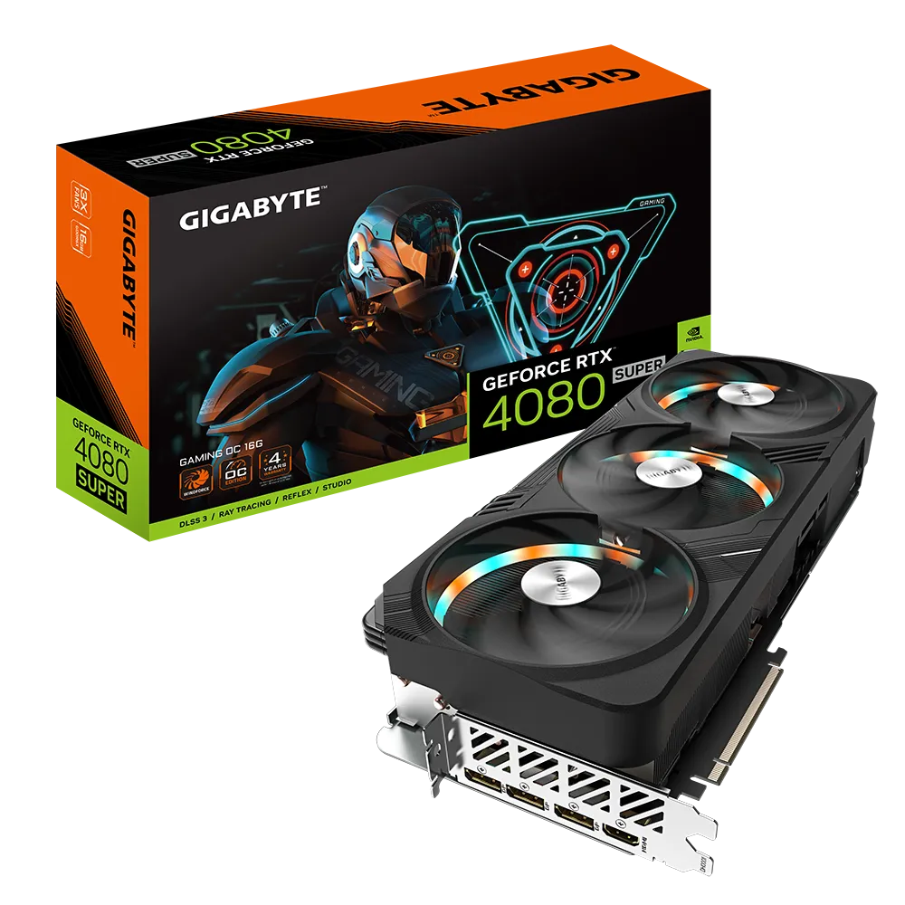 Videokarte GIGABYTE RTX4080 SUPER GAMING OC 16GB (GV-N408SGAMING OC-16GD)