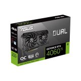 Videokarte ASUS EVO OC GeForce RTX 4060 Ti 16 GB GDDR6 (DUAL-RTX4060TI-O16G-EVO)