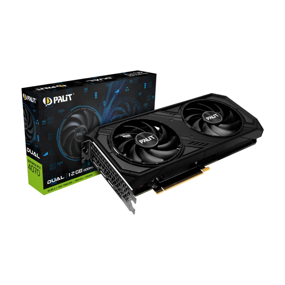 Videokarte PALIT GeForce RTX 4070 12 GB GDDR6 (NE64070019K9-1048D)